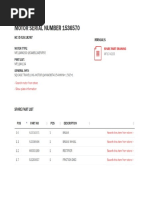 RPL PWH #4 Part List Travelling Motor