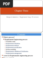 Chapter Three: Requirements Engineering Process