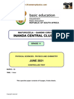 Inanda Central Cluster: JUNE 2021