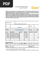 Justificación de Inasistencia: Reglamento Académico