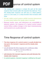 Time Response Analysis Slide