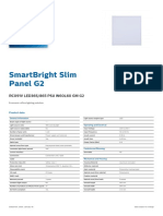 PANEL LED RC091V LED36S 865 40W 3600lm 120 277V W60L60 250 Luz Fria 6500K PHILIPS