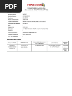 Formato de Hoja de Vida: (Con Carácter de DECLARACIÓN JURADA)