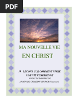 Ma Nouvelle Vie en Christ - Apostolic Christian Church