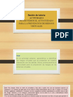 Sesión de Tutoría: Promovemos El Autocuidado para La Prevención de Riesgos Virtuales