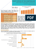 Ulster County Sales Tax Revenues 2022