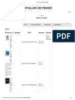 Detalles de Pedido: GSUNX028W00000V MAR 27 2023