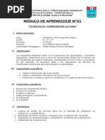 Módulo Comprensión Lectora