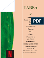 Tarea 3 Desarrollo de Productos