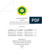 LINEAR PROGRAMMING (Kelompok 1)