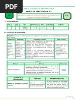 1° SESIÓN DE APRENDIZAJE SESIÓN2-SEM.1-EXP.1-CyT