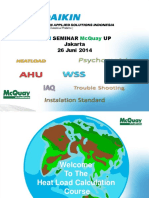 Heat Load Calculation & Psychometric, Seminar Jogja 22apr2014