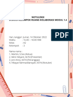 Notulensi Diskusi Kelompok Ruang Kolaborasi Modul 1.4