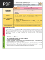 Module 1 Overview of Government Accounting