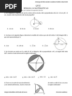 Semana 14 Matemáticas: para Cada Reactivo Elige La Opción Que Contiene La Respuesta Correcta