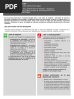 Documento de Información Sobre El Producto de Seguro