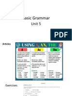 Grammar Unit 5