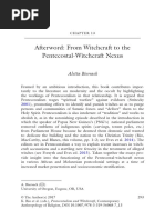 Afterword From Witchcraft To The Pentecostal-Witch