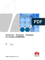 Technical Proposal Template For Huawei USG6600E: Huawei Technologies Co., LTD