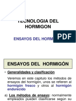 Unidad IV - ENSAYOS DEL HORMIGON