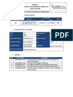 PINT - CRQ - 28357 - NODO ICA - Cambio de Baterias