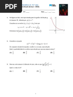 Proposta de Teste - 12.º Ano - Matemática