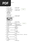 STS Sumatif Bahasa Inggris Kelas 4 Semester 2