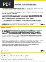 La Educación para La Diversidad: Un Enfoque Pedagógico - Anijovichy Otras.