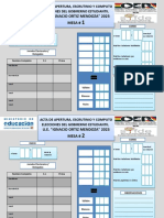U.E. "Ignacio Ortiz Mendoza" 2023 Mesa #: Acta de Apertura, Escrutinio Y Computo Elecciones Del Gobirerno Estudiantil