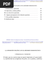 Haro, Ricardo. La Oposición Política en El Régimen Democrático. Unam.