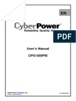 CyberPower K01-0000133-03 UM CPS1500PIE en