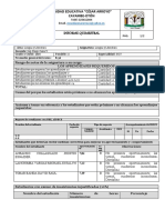 INFORME Q1 - Lengua y Literatura 1ERO BGU