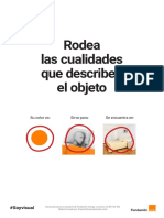 Material para Trabajar Las Características Principales Que Describen A Un Objeto