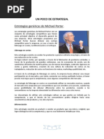 Estrategias Genéricas de Michael Porter Estrategias Genéricas de Michael Porter