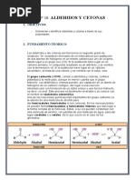 Aldehidos Y Cetonas: Informe #10