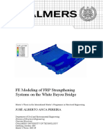 FE Modeling of FRP Strengthening Systems On The White Bayou Bridge