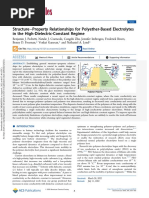 Structure Property Relationships For Polyether-Based Electrolyte