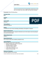 Design Documents Computer Basics