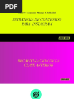 Clase 7 - Estrategia de Contenido para Instagram