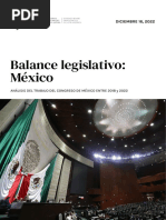 Balance Legislativo México 2018 2022 Compressed