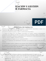 Organización Y Gestión de Farmacia