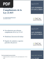 TACAL - Curso Experto - Procedimiento Informar Ley 21.015 - 8