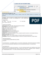 Caso Clinico de Un Paciente Real: Dirección Académica de Segunda Especialidad Página #1 de 3