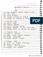 Models of Organisational Behaviour