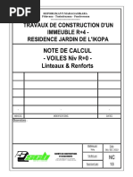 NC13 NOTE-DE-CALCUL Linteau Et Renforts Des Voiles - R+4 - Anosizato