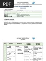 Plan de Evaluación Diagnostica GESTIÓN 2023