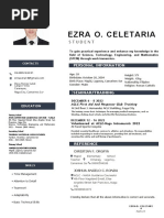 Ezra O. Celetaria: Student