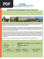 Consequence Management Policy For Safety