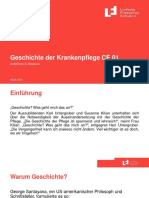 Geschichte Der Krankenpflege CE 01: Erstellt Von O. Bulakova