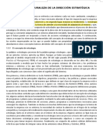 Tema 1, La Naturaleza de La Dirección Estratégica: 1.1 Las Decisiones Estratégicas